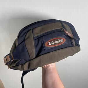 Vintage green timberland fannypack